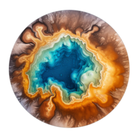 ai generiert Wasser Yellowstone gheizer Clip Kunst png