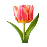 AI generated Tulip clip art png