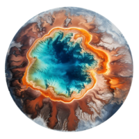 ai generiert Wasser Yellowstone gheizer Clip Kunst png