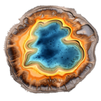 AI generated Water yellowstone gheizer clip art png