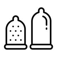 An icon design of condom, editable vector