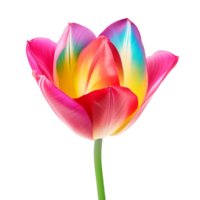 ai gerado tulipa grampo arte png