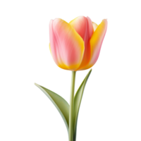 AI generated Tulip clip art png