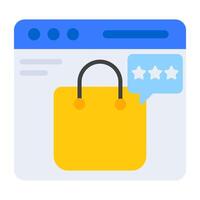 A premium download vector of product ratings