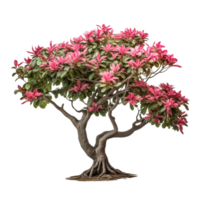 ai généré tropical plante fleur buisson agrafe art png