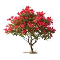 ai généré tropical plante fleur buisson agrafe art png