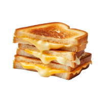 AI generated Toast sandwich with cheese clip art png