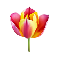 AI generated Tulip clip art png