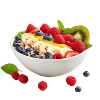 AI generated Smoothie bowl clip art png