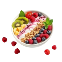 AI generated Smoothie bowl clip art png