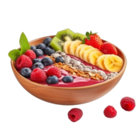 AI generated Smoothie bowl clip art png