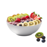 AI generated Smoothie bowl clip art png