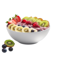 AI generated Smoothie bowl clip art png