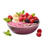 AI generated Smoothie bowl clip art png