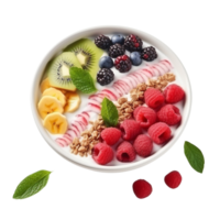 AI generated Smoothie bowl clip art png