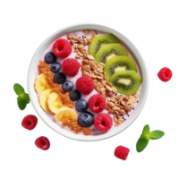 AI generated Smoothie bowl clip art png