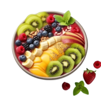 AI generated Smoothie bowl clip art png