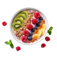 AI generated Smoothie bowl clip art png