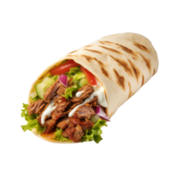 ai generado shawarma acortar Arte png