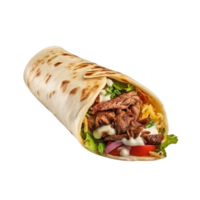 ai generado shawarma acortar Arte png