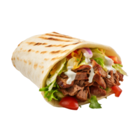 ai generato shawarma clip arte png