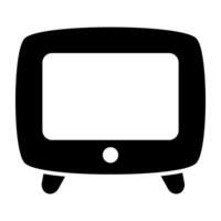 A modern design icon of television vector