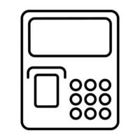 A perfect design icon of atm machine vector