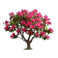 AI generated Tropical plant flower bush clip art png