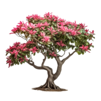 ai généré tropical plante fleur buisson agrafe art png