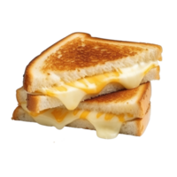 AI generated Toast sandwich with cheese clip art png