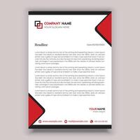 Corporate business letterhead template design vector