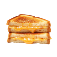 AI generated Toast sandwich with cheese clip art png