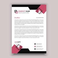 Corporate business letterhead template design vector