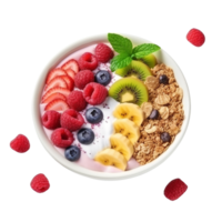 AI generated Smoothie bowl clip art png