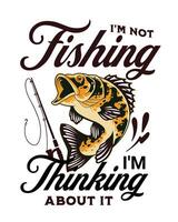 Fishing t-shirt Design, vector shirt design vintage and retro style tee