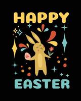 Easter Day T-Shirt Design, Easter Bunny Vector Design