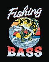 Fishing t-shirt Design, vector shirt design vintage and retro style tee