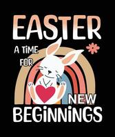 Easter Day Bunny T-shirt, Hoodie, sticker, mug, and more items vector