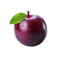 AI generated Plum clip art png