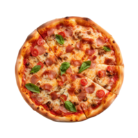 ai gerado pizza grampo arte png