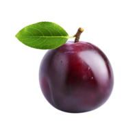 AI generated Plum clip art png