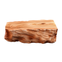 ai gegenereerd stuk van hout klem kunst png