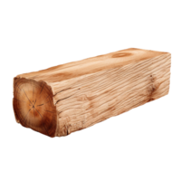 AI generated Piece of wood clip art png