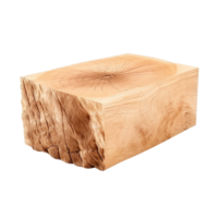 AI generated Piece of wood clip art png