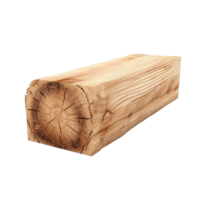 AI generated Piece of wood clip art png