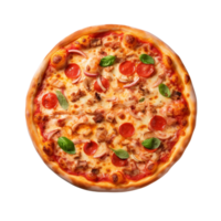 ai gerado pizza grampo arte png