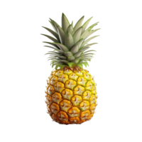 ai gegenereerd ananas klem kunst png