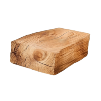 AI generated Piece of wood clip art png