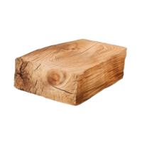 ai gegenereerd stuk van hout klem kunst png