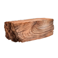 AI generated Piece of wood clip art png